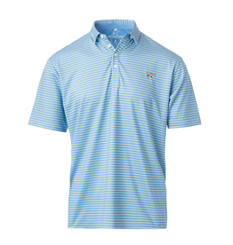 Fieldstone Youth Carlisle Polo, Blue/Green