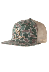 Fieldstone Youth Roost 7 Panel 3D Puff Duck Logo Camo Hat