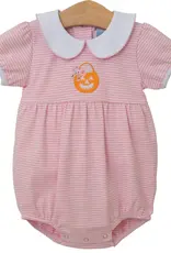 Trotter Street Kids Jack O'Lantern Bubble - Pink Stripe