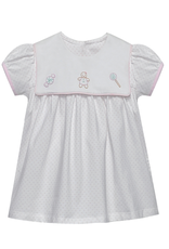 Baby Sen Pink Rowan Dress, Gingerbread