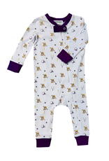 Ishtex Tiger Football Print Zip PJ