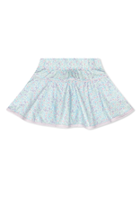 SET Quinn Skort - Frosted Floral, Petal Purple Minigingham