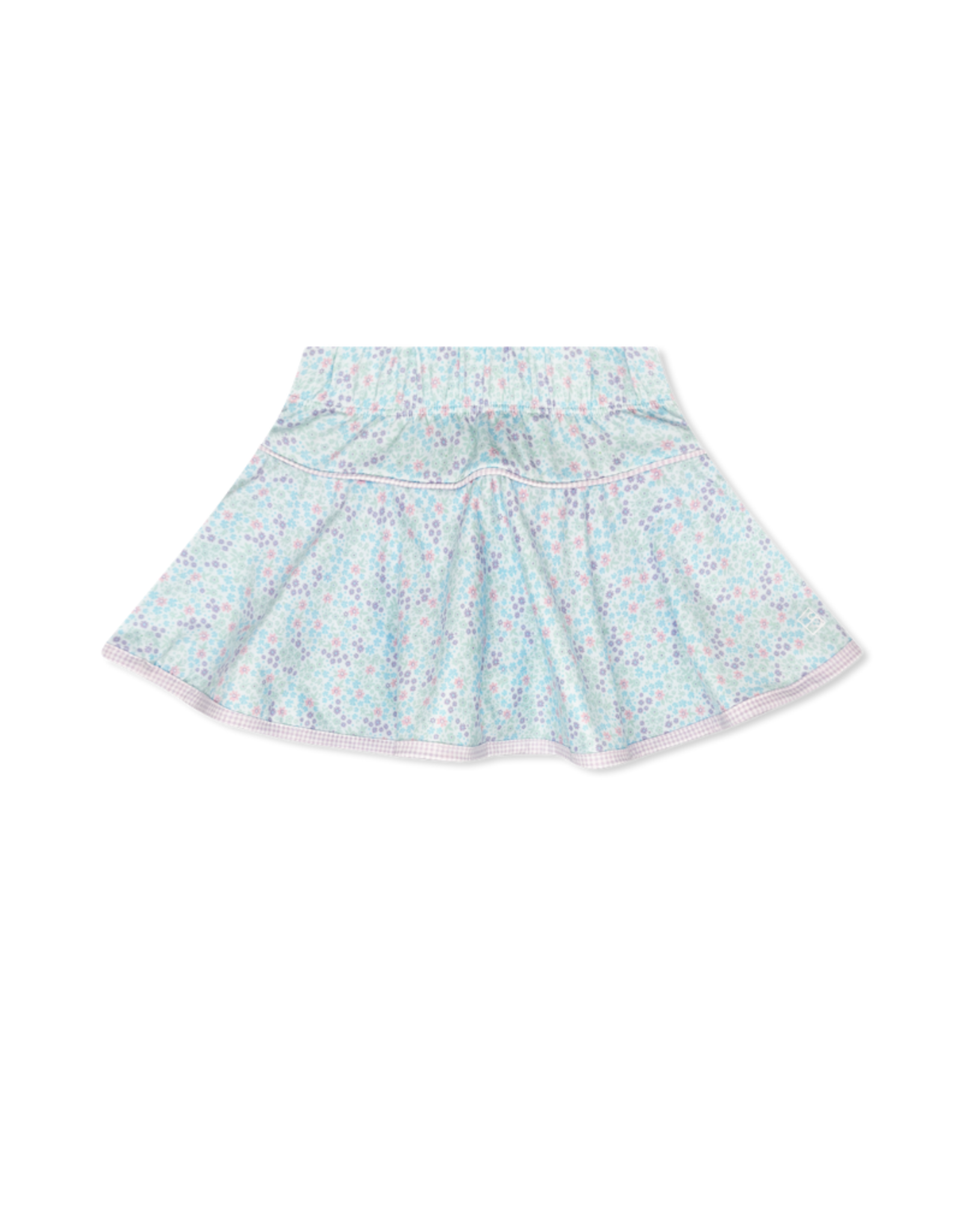 SET Quinn Skort - Frosted Floral, Petal Purple Minigingham