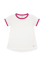 SET Bridget Basic T - Pure Coconut, Power Pink