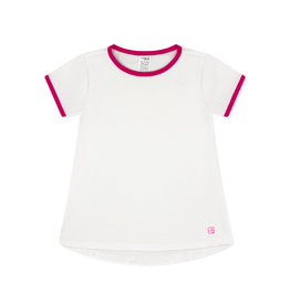 SET Bridget Basic T - Pure Coconut, Power Pink