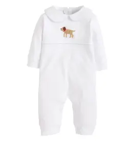 Little English Blue Lab Crochet Playsuit