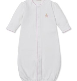 Kissy Kissy Premier Noah's Ark Pink Emb Conv Gown NB