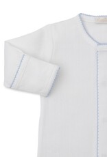 Kissy Kissy Premier Noah's Ark Blue Emb Conv Gown NB