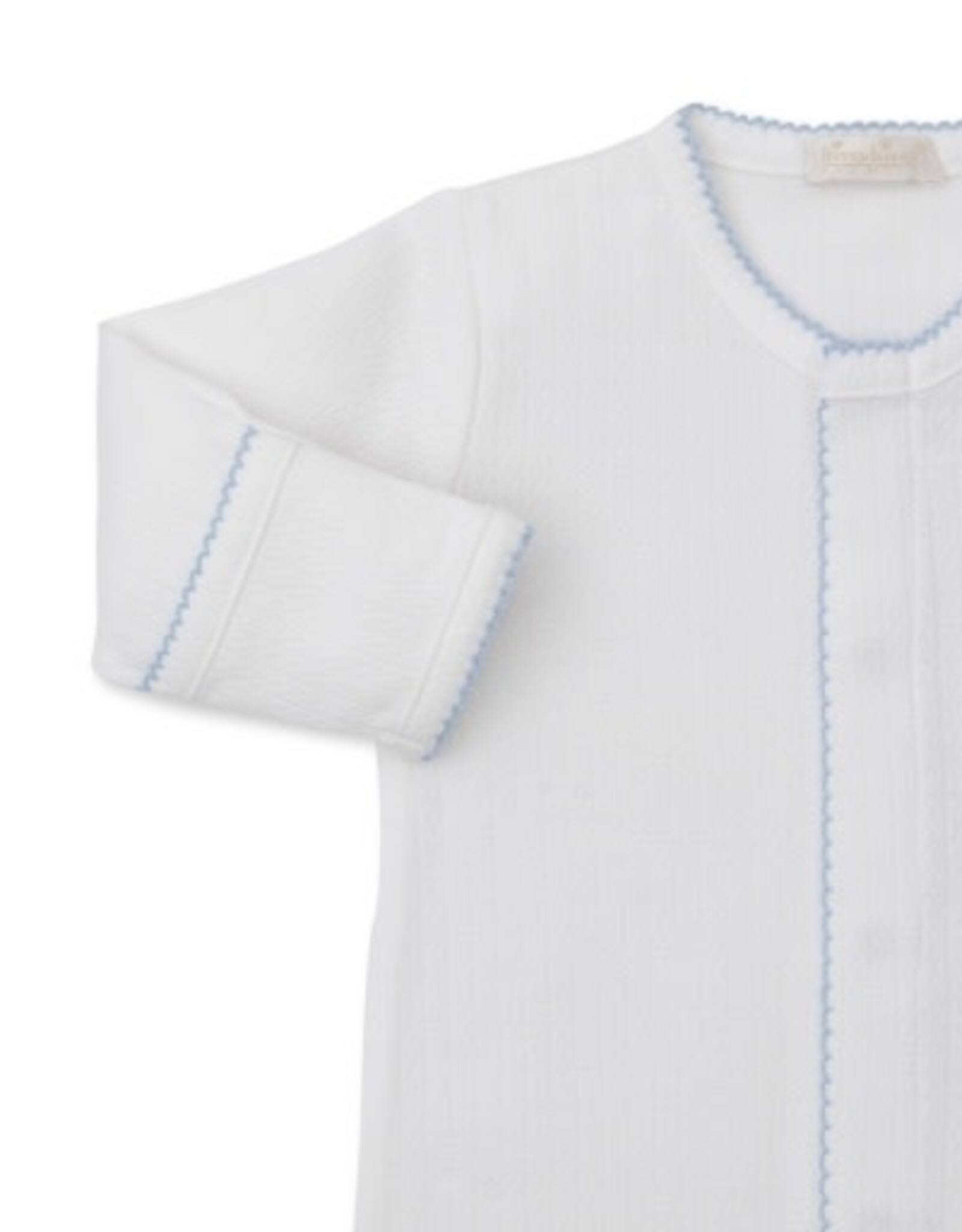 Kissy Kissy Premier Noah's Ark Blue Emb Conv Gown NB