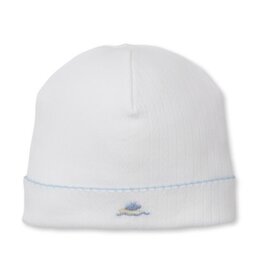 Kissy Kissy Premier Noah's Ark Emb Blue Hat NB