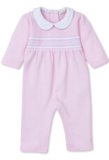 Kissy Kissy Playsuit with Hand Smocking, Pink