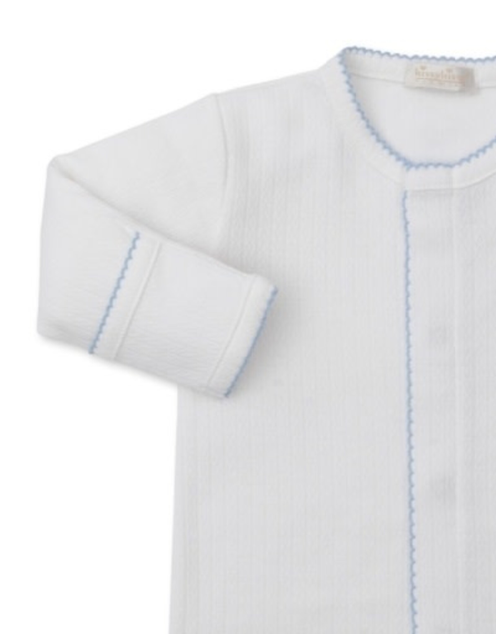 Kissy Kissy Premier Noah's Ark Blue Emb Footie