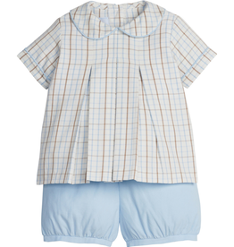 Little English Carson Short Set, Winthrop Plaid