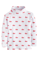 Little English Fire Truck Printed Turtleneck