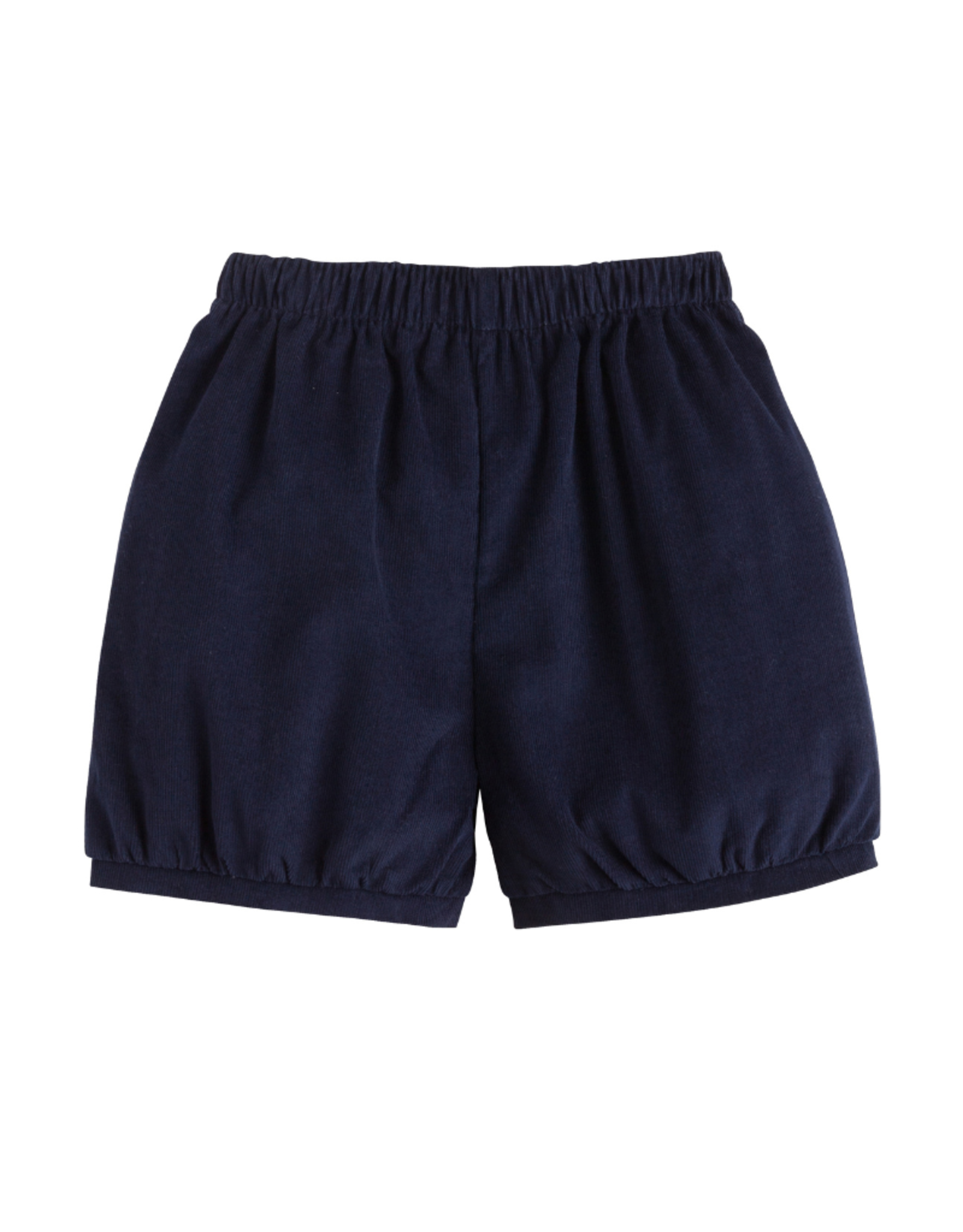 Little English Banded Short, Navy Corduroy