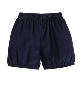 Little English Banded Short, Navy Corduroy