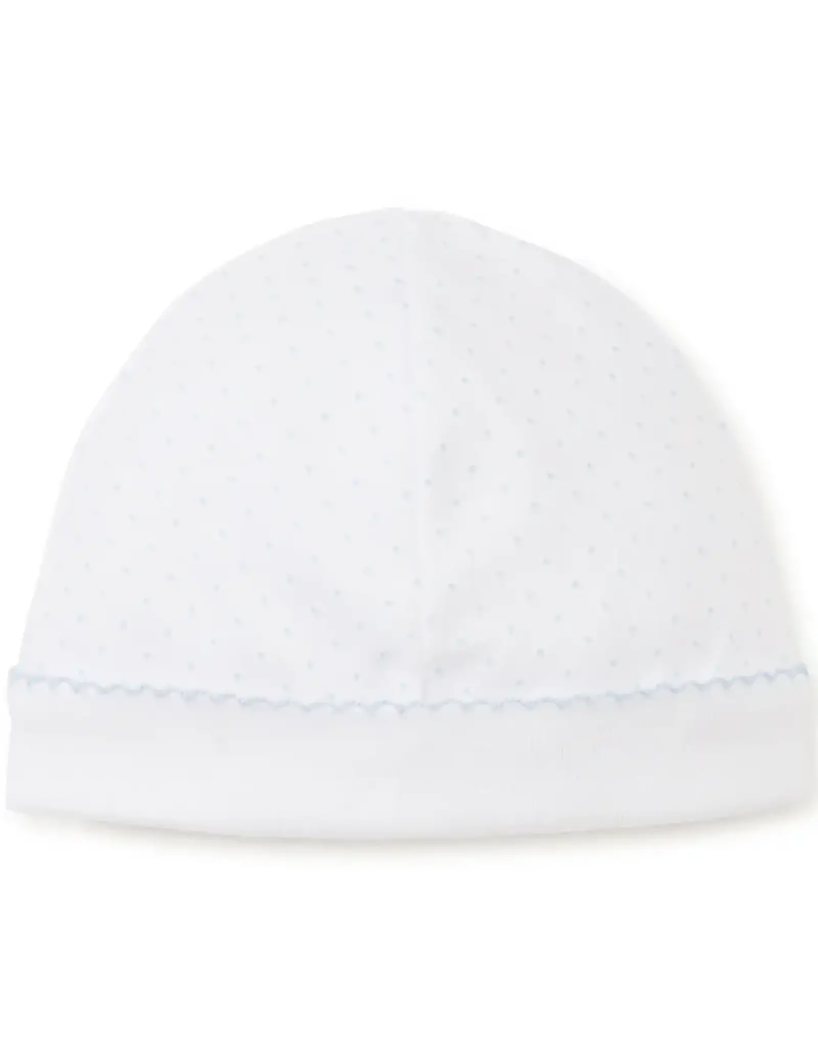 Kissy Kissy New Kissy Dots Print Hat, White/Lt Blue