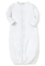 Kissy Kissy New Kissy Dots Print Converter Gown White/Lt Blue
