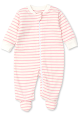 Kissy Kissy Pink Basic Stripe Footie