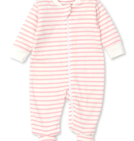 Kissy Kissy Pink Basic Stripe Footie