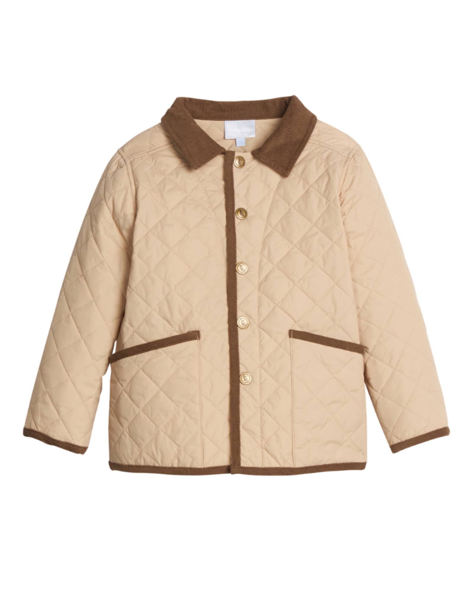 Little English Classic Quilted Jacket - Khaki