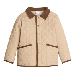 Little English Classic Quilted Jacket - Khaki