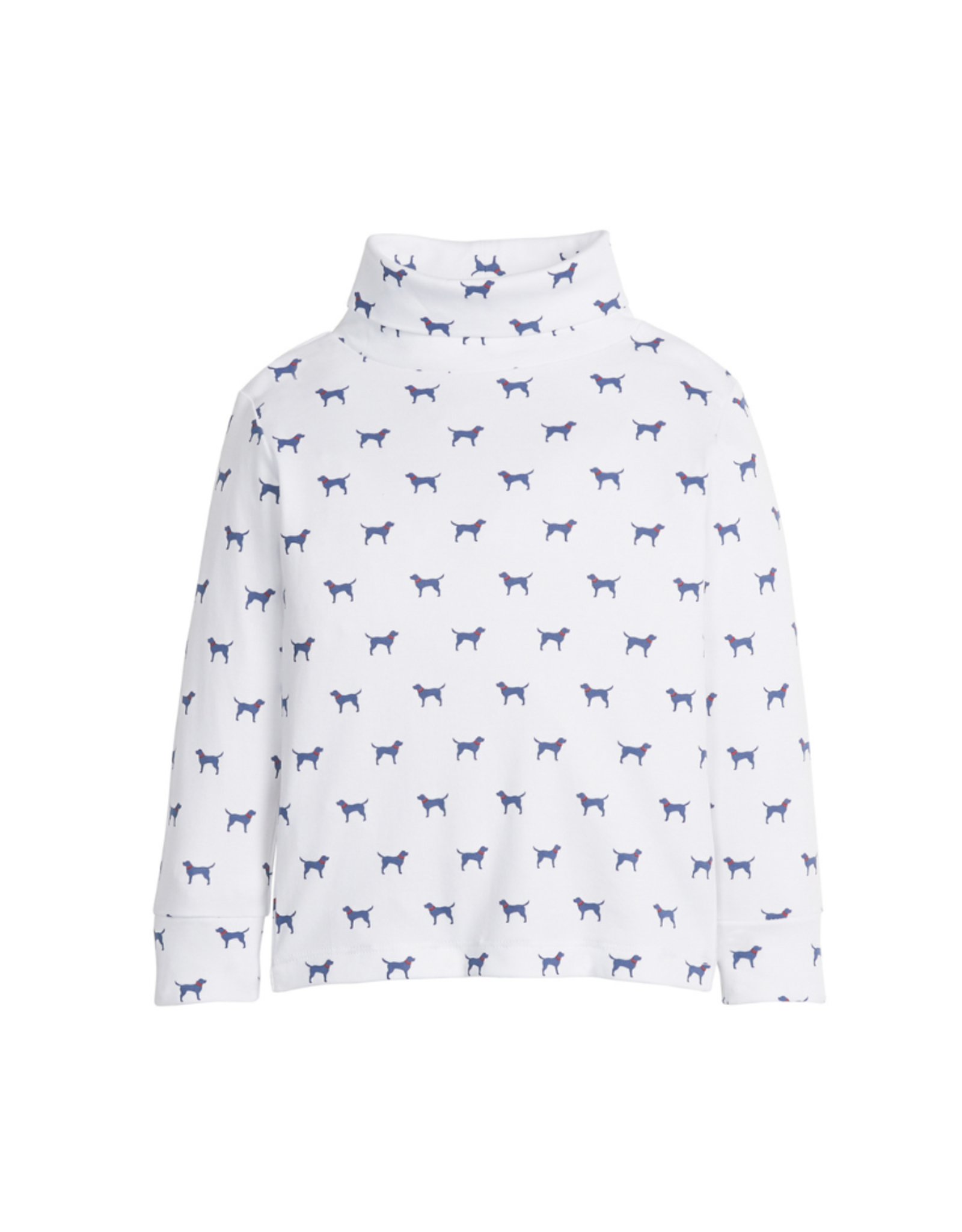 Little English Printed Turtleneck, Navy Labs