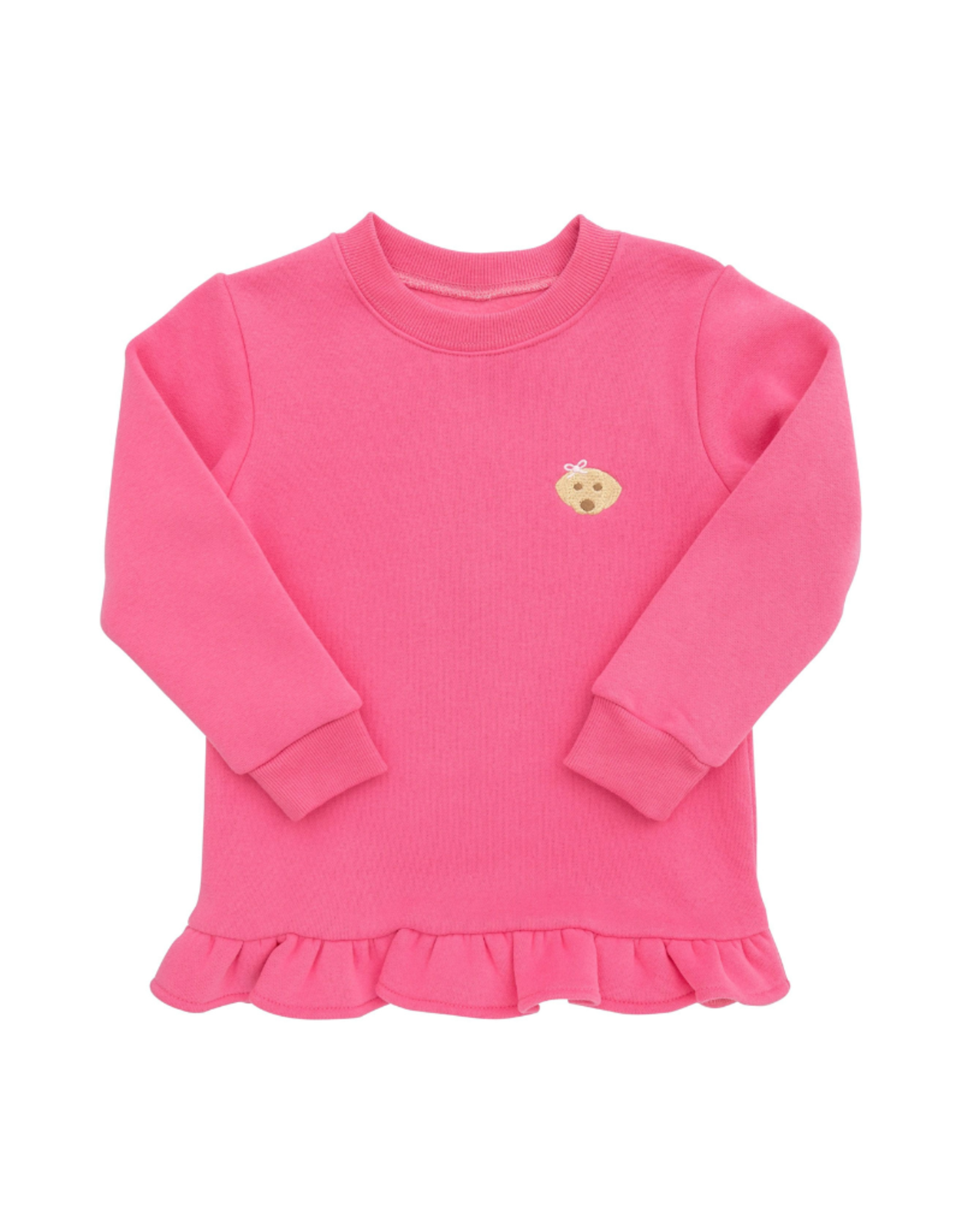 Itsy Bitsy Pink Dog Ruffle Pullover