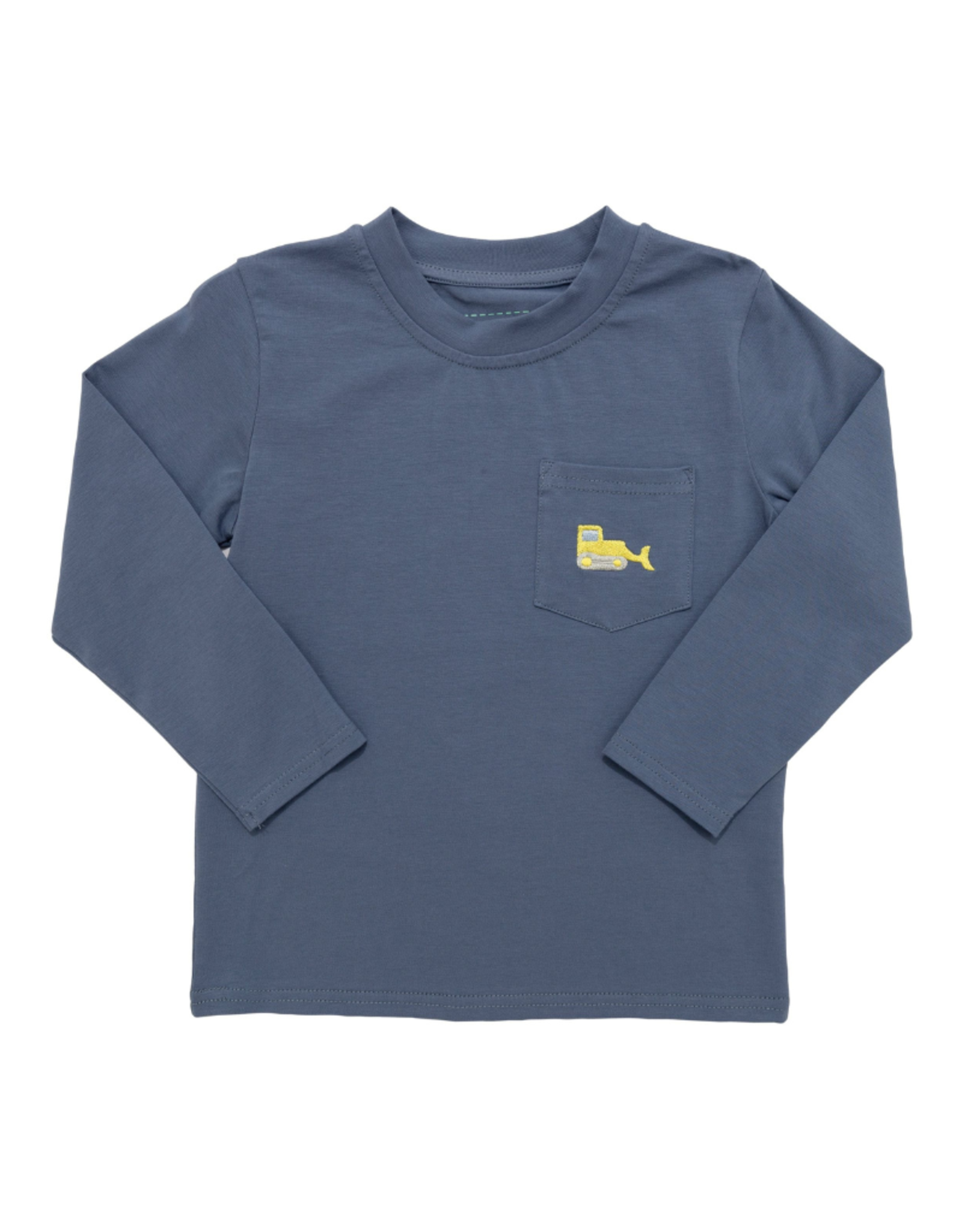 Itsy Bitsy LS Pocket Tee, Excavator