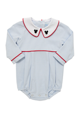 Itsy Bitsy Blue Stripe LS Mickey Mouse Bubble