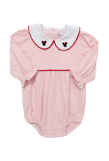 Itsy Bitsy Pink Stripe LS Minnie Mouse Bubble