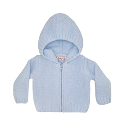 Zubels Blue Chenille Hoodie
