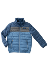 Prodoh Puffer Jacket, Dark Denim Colorblock