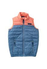 Prodoh Puffer Vest, Copen Blue Colorblock