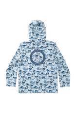 Prodoh Pro Performance Hoodie, Blue Break Point Camo