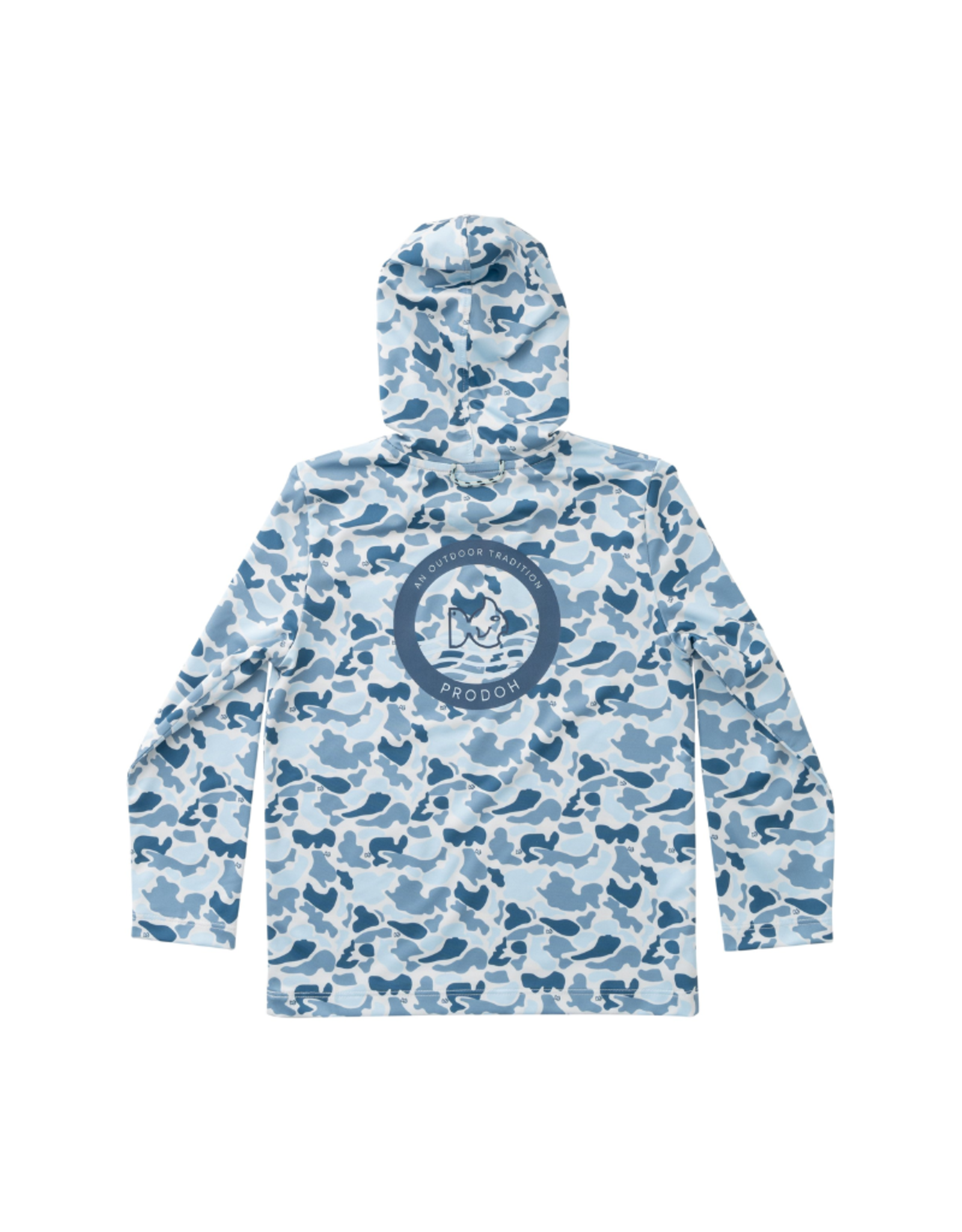 Prodoh Pro Performance Hoodie, Blue Break Point Camo