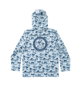 Prodoh Pro Performance Hoodie, Blue Break Point Camo