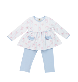 Cypress Row Bowtiful Girls Londyn Legging Set