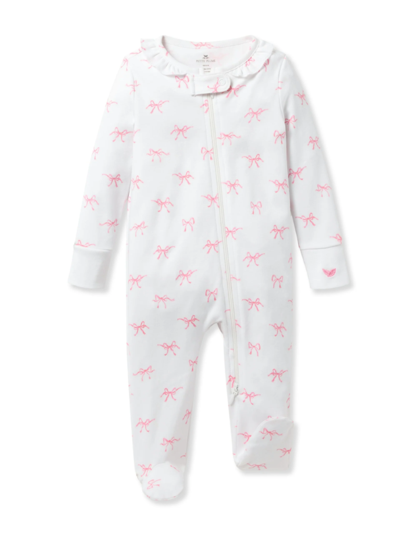 Petite Plume Blushing Bows Romper