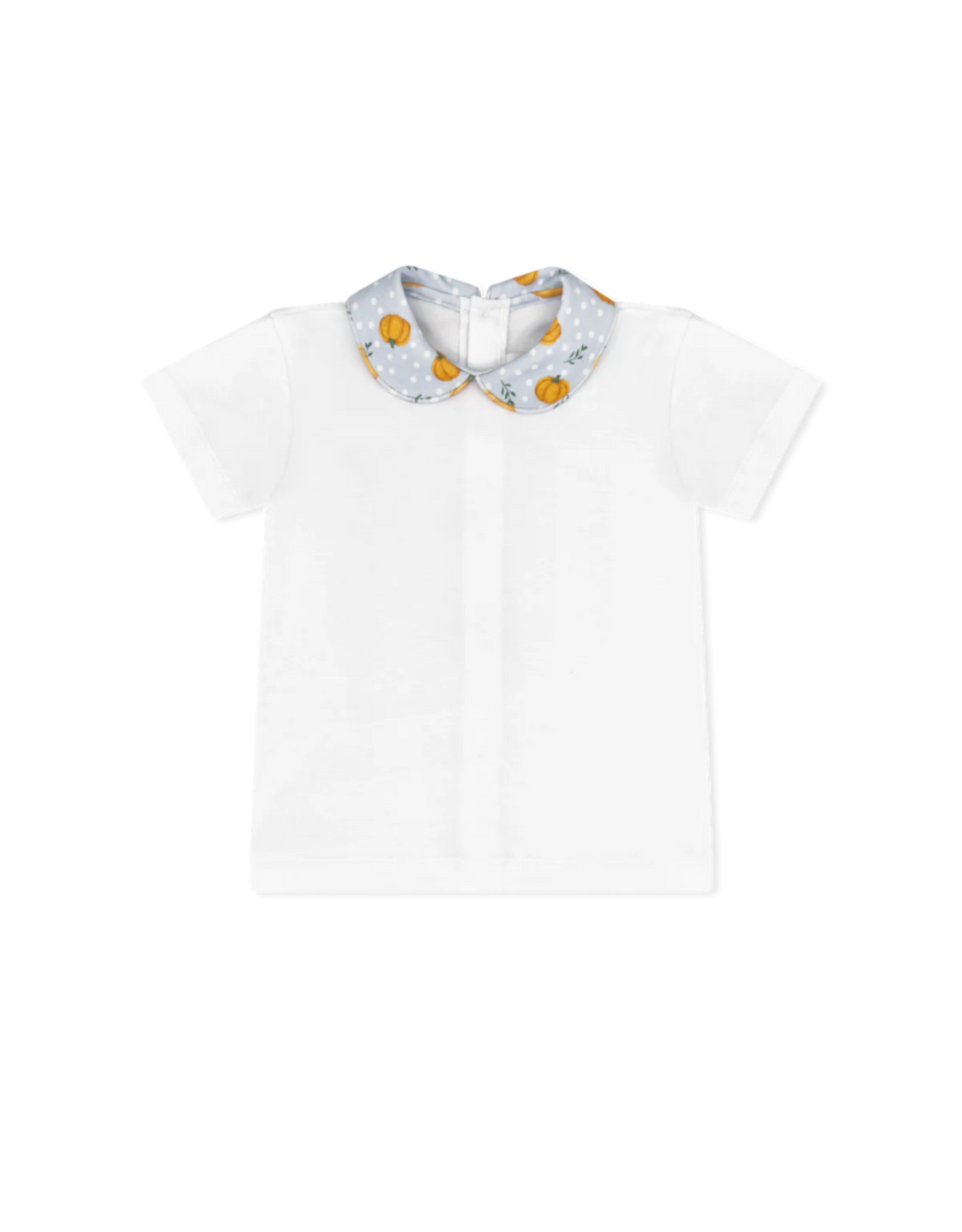 LullabySet Sibley Shirt - Legacy White, Pumpkin Patch Delight