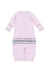 Magnolia Baby Pink Mini Mallard Embroidered Ruffle Converter Gown