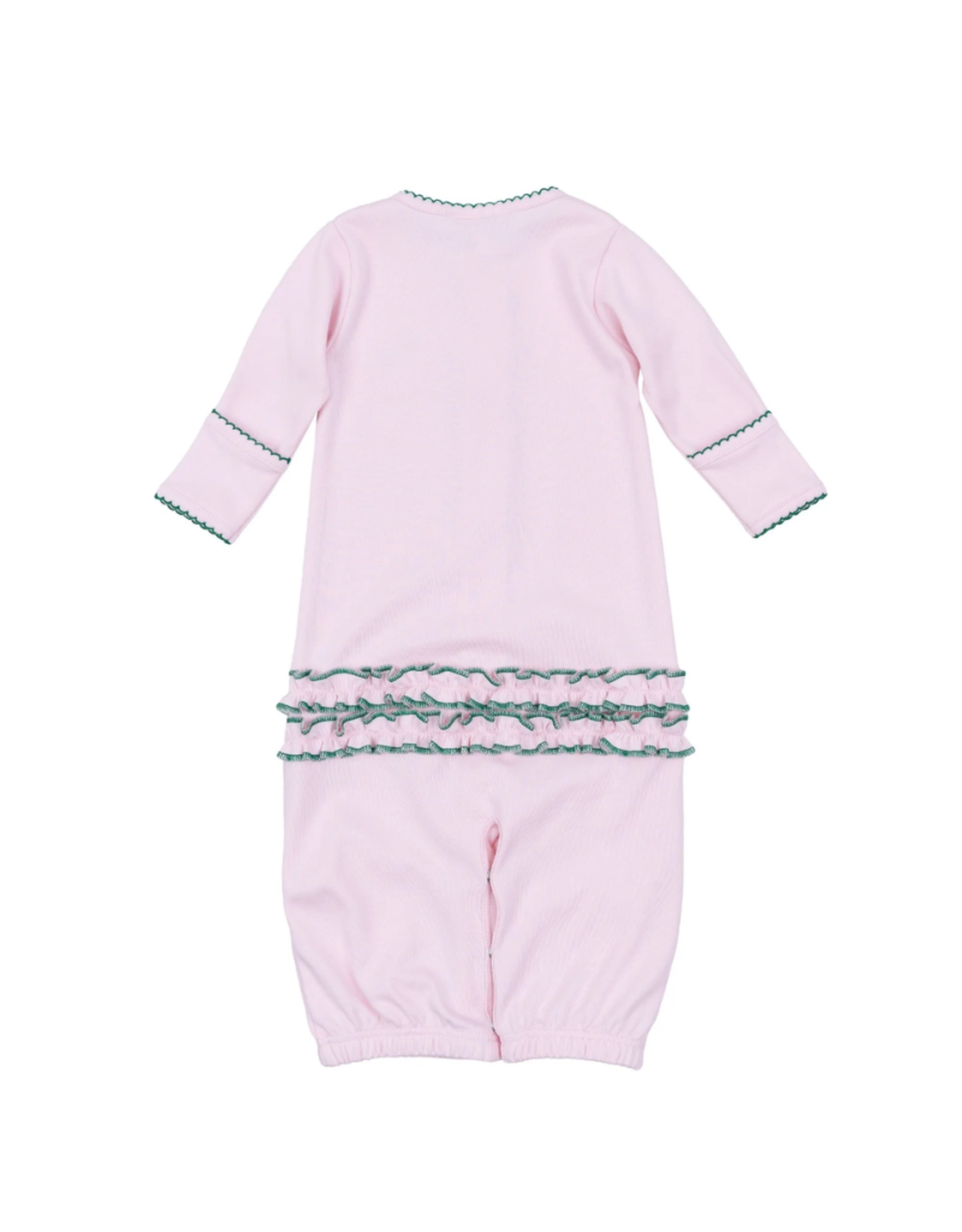 Magnolia Baby Pink Mini Mallard Embroidered Ruffle Converter Gown