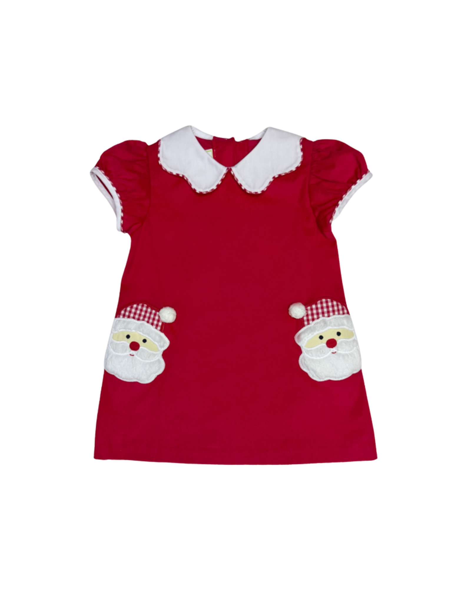 Zuccini Santa Bryer Dress, Red Corduroy