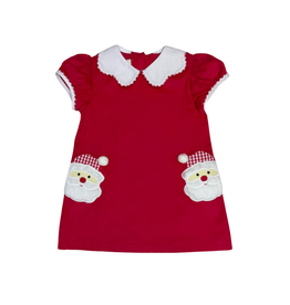 Zuccini Santa Bryer Dress, Red Corduroy