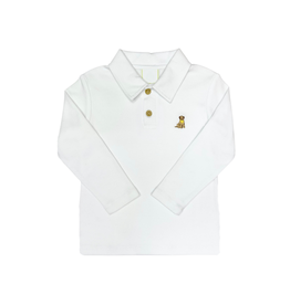 Zuccini Labrador Ian Polo, White Knit