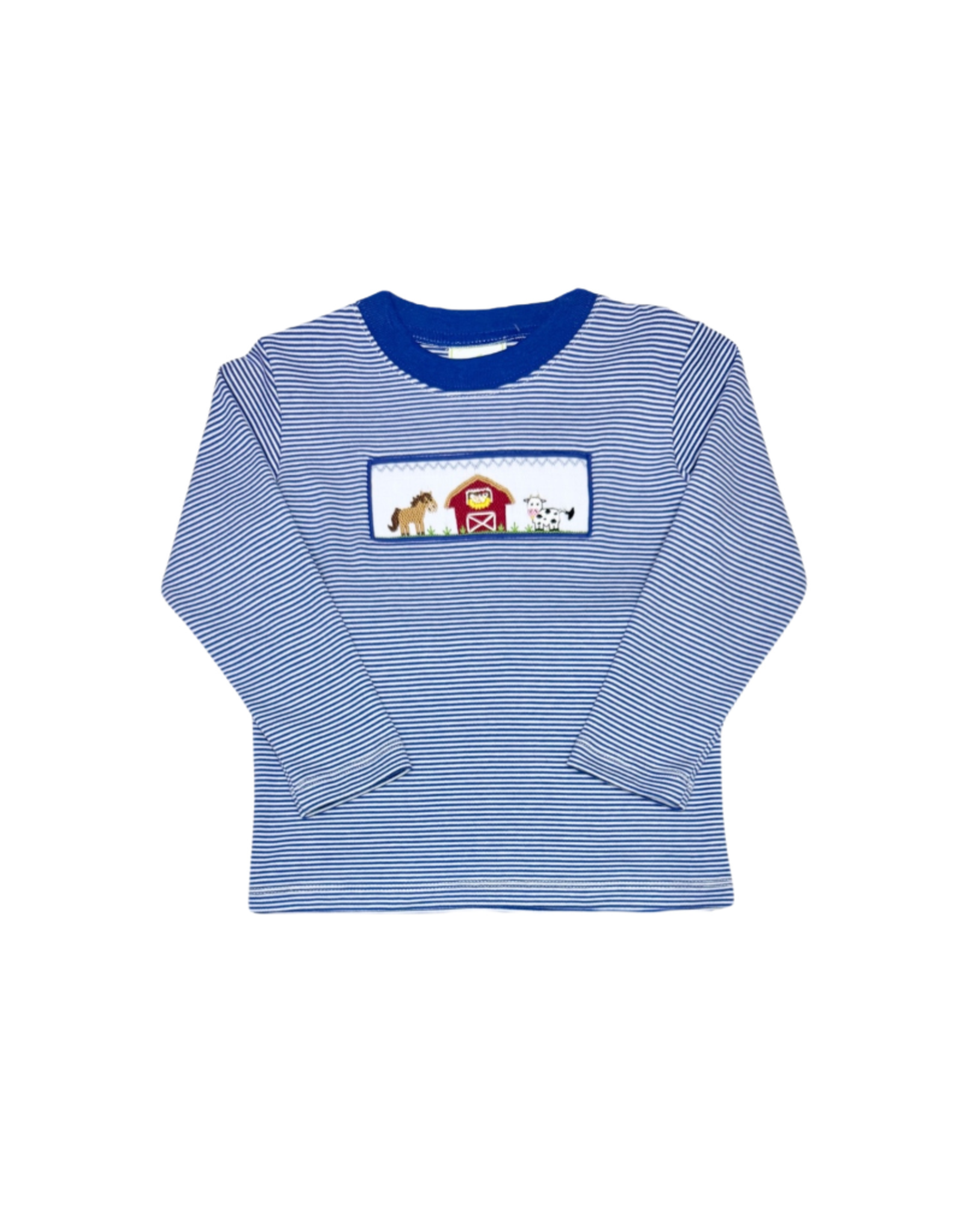 Zuccini Farm Harry's Play Tee SS, Royall Blue Bitty Knit