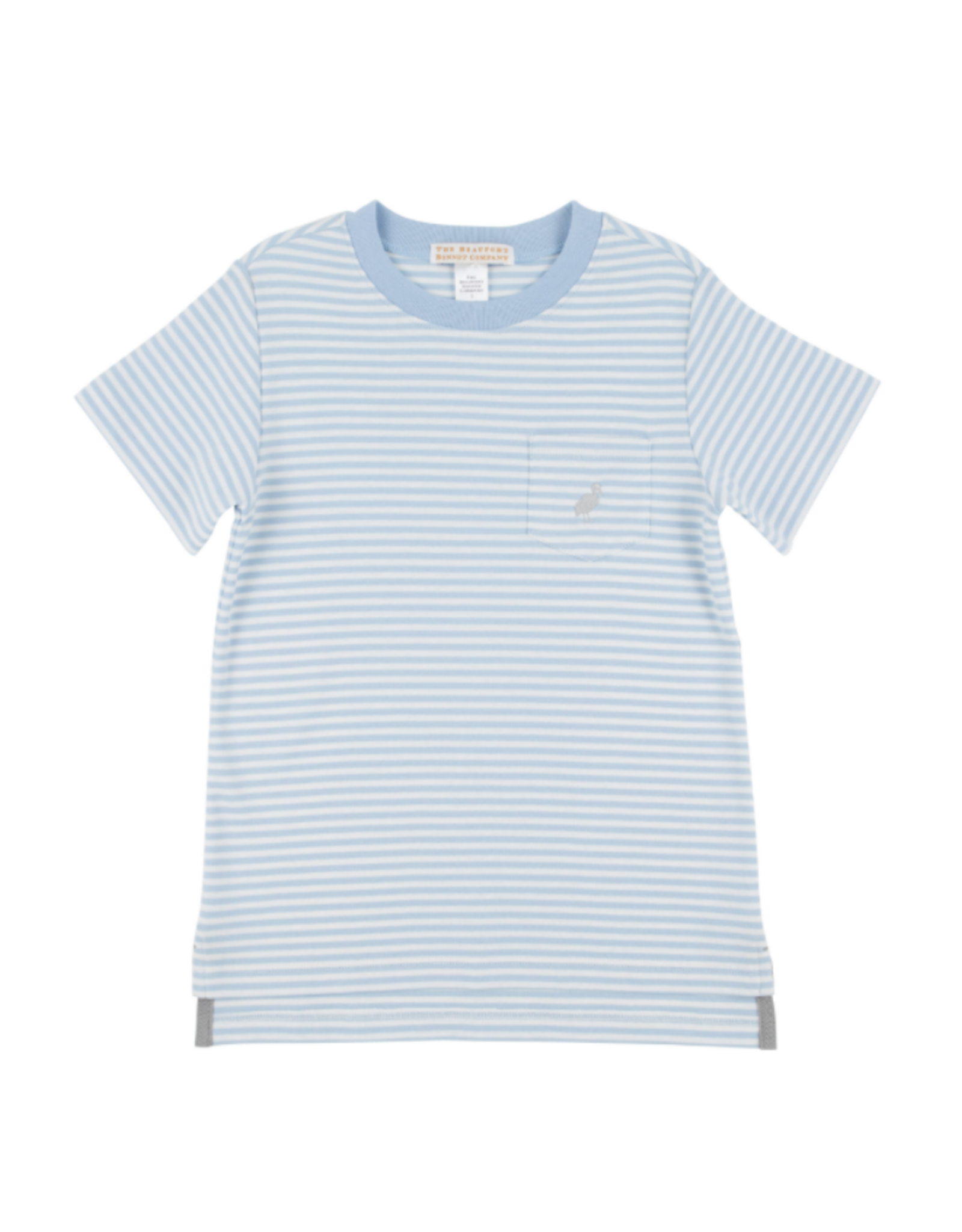 The Beaufort Bonnet Company Carter Crewneck, Beale St Blue Stripe