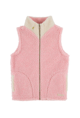 The Beaufort Bonnet Company Van Camp Sherpa Vest, Sandpearl Pink