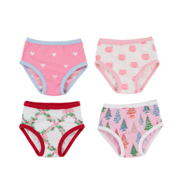 The Beaufort Bonnet Company Pippy`s Underpinnings 4 Pair Set, Holiday Assortment