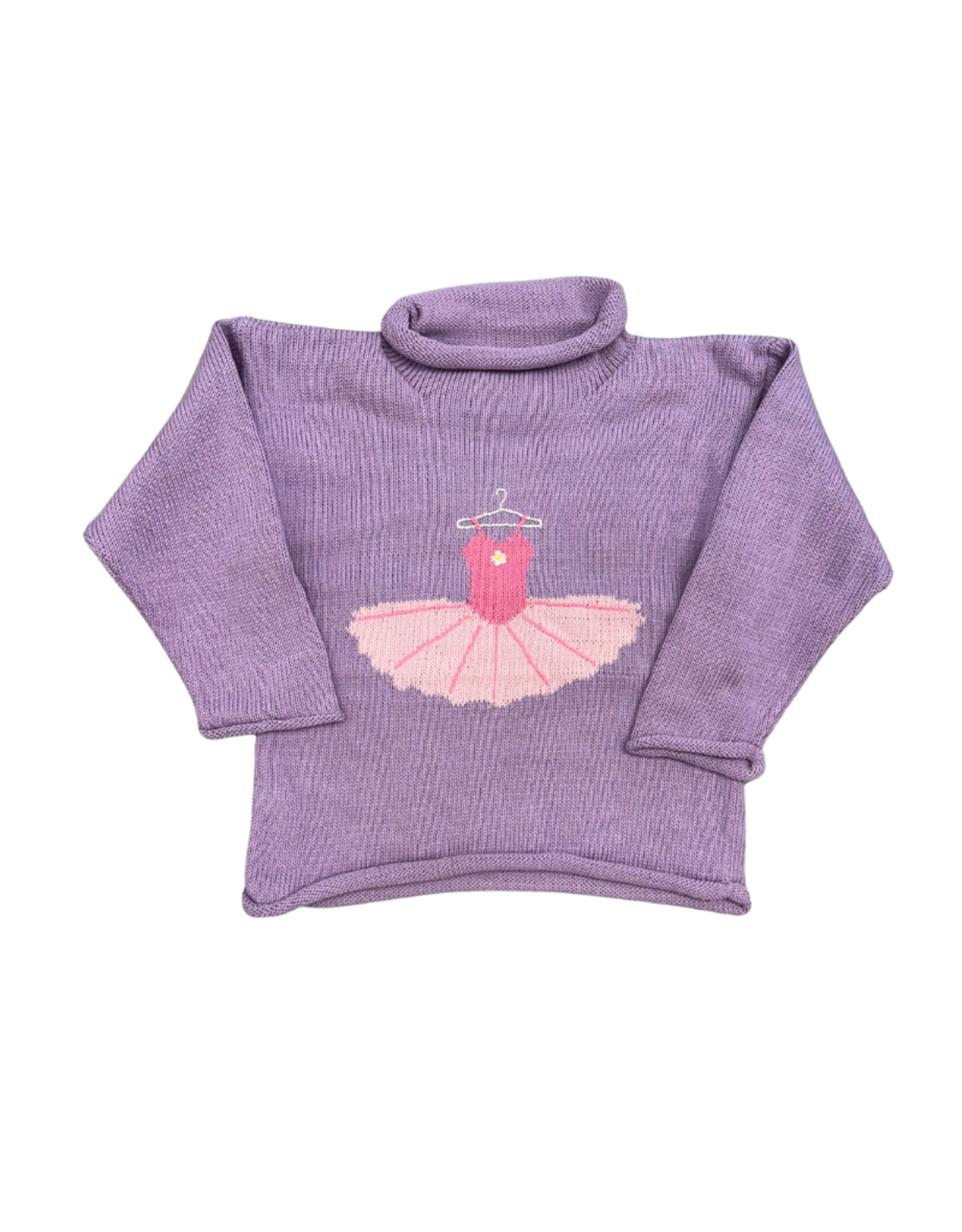 Luigi Lavender Roll Neck Sweater with Ballerina Tutu